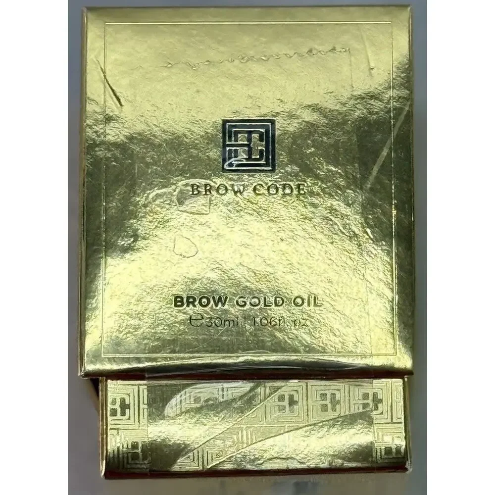 Brow Code Brow Gold Nourishing Growth Oil Regrow Eyebrows New in Box